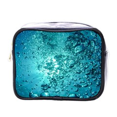 Nature Wallpaper Bubbles Water Bubbly Mini Toiletries Bag (one Side) by pakminggu