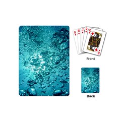 Nature Wallpaper Bubbles Water Bubbly Playing Cards Single Design (mini) by pakminggu