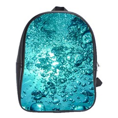 Nature Wallpaper Bubbles Water Bubbly School Bag (xl) by pakminggu