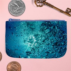 Nature Wallpaper Bubbles Water Bubbly Large Coin Purse by pakminggu