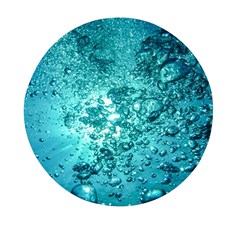 Nature Wallpaper Bubbles Water Bubbly Mini Round Pill Box by pakminggu