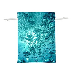 Nature Wallpaper Bubbles Water Bubbly Lightweight Drawstring Pouch (l) by pakminggu