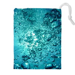 Nature Wallpaper Bubbles Water Bubbly Drawstring Pouch (4xl) by pakminggu