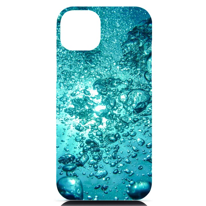 Nature Wallpaper Bubbles Water Bubbly iPhone 14 Plus Black UV Print Case