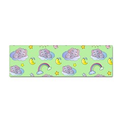 Elephant Sleeping Elephants Background Sticker (bumper) by pakminggu