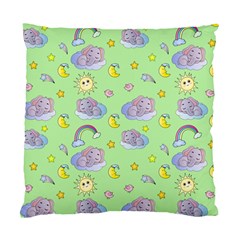 Elephant Sleeping Elephants Background Standard Cushion Case (one Side) by pakminggu