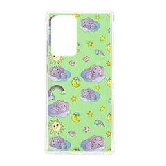 Elephant Sleeping Elephants Background Samsung Galaxy Note 20 Ultra Tpu Uv Case by pakminggu