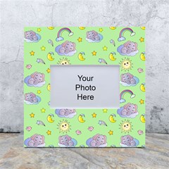 Elephant Sleeping Elephants Background White Box Photo Frame 4  X 6  by pakminggu