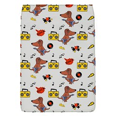 Background Pattern Texture Design Dog Music Removable Flap Cover (s) by pakminggu