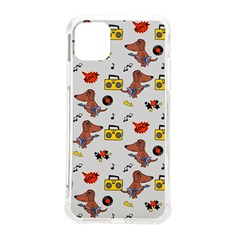 Background Pattern Texture Design Dog Music Iphone 11 Pro Max 6 5 Inch Tpu Uv Print Case by pakminggu