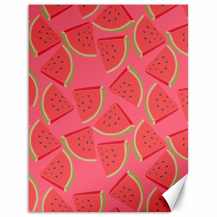 Watermelon Background Watermelon Wallpaper Canvas 18  x 24 