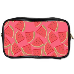 Watermelon Background Watermelon Wallpaper Toiletries Bag (two Sides) by pakminggu