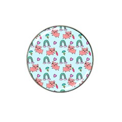 Pigs Pattern Art Design Drawing Sketch Wallpaper Hat Clip Ball Marker (10 Pack) by pakminggu