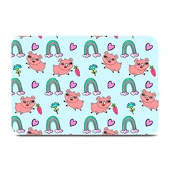 Pigs Pattern Art Design Drawing Sketch Wallpaper Plate Mats by pakminggu