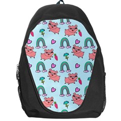 Pigs Pattern Art Design Drawing Sketch Wallpaper Backpack Bag by pakminggu