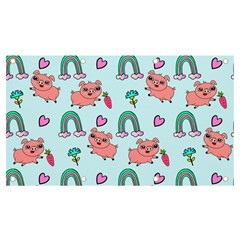 Pigs Pattern Art Design Drawing Sketch Wallpaper Banner And Sign 7  X 4 