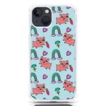 Pigs Pattern Art Design Drawing Sketch Wallpaper iPhone 13 TPU UV Print Case Front