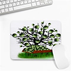 Watermelon Tree Abstraction On Watermelon Abundance Small Mousepad by pakminggu