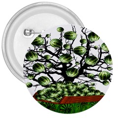 Watermelon Tree Abstraction On Watermelon Abundance 3  Buttons by pakminggu