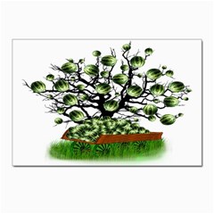 Watermelon Tree Abstraction On Watermelon Abundance Postcard 4 x 6  (pkg Of 10) by pakminggu