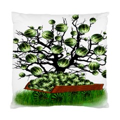 Watermelon Tree Abstraction On Watermelon Abundance Standard Cushion Case (one Side)