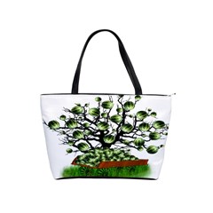 Watermelon Tree Abstraction On Watermelon Abundance Classic Shoulder Handbag by pakminggu