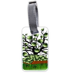 Watermelon Tree Abstraction On Watermelon Abundance Luggage Tag (two Sides) by pakminggu