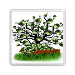 Watermelon Tree Abstraction On Watermelon Abundance Memory Card Reader (square) by pakminggu