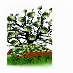 Watermelon Tree Abstraction On Watermelon Abundance Large Garden Flag (two Sides) by pakminggu