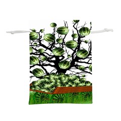 Watermelon Tree Abstraction On Watermelon Abundance Lightweight Drawstring Pouch (s) by pakminggu