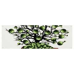 Watermelon Tree Abstraction On Watermelon Abundance Banner And Sign 12  X 4  by pakminggu