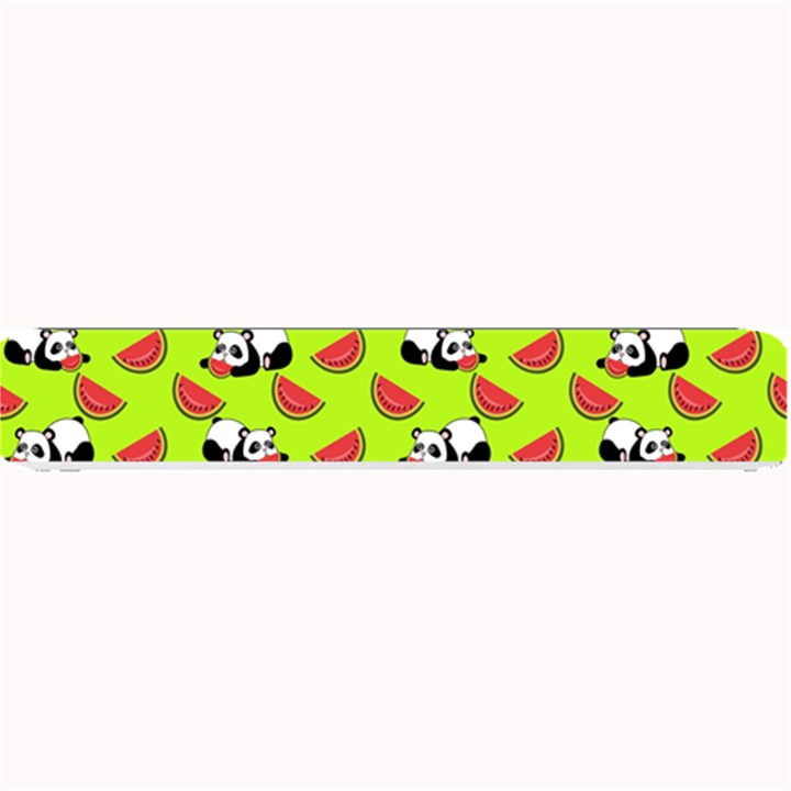 Watermelon Panda Background Wallpaper Small Bar Mat