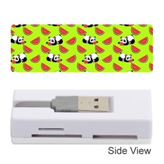 Watermelon Panda Background Wallpaper Memory Card Reader (stick) by pakminggu