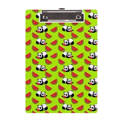 Watermelon Panda Background Wallpaper A5 Acrylic Clipboard by pakminggu