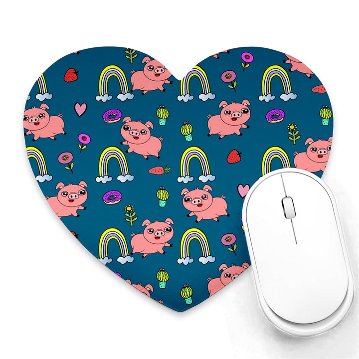 Texture Seamless Sample Digital Scrapbooking Heart Mousepad