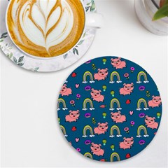 Texture Seamless Sample Digital Scrapbooking Uv Print Round Tile Coaster by pakminggu