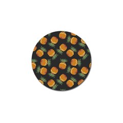 Pineapple Background Pineapple Pattern Golf Ball Marker by pakminggu