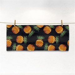 Pineapple Background Pineapple Pattern Hand Towel by pakminggu