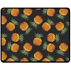 Pineapple Background Pineapple Pattern Fleece Blanket (medium)