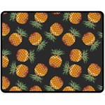 Pineapple Background Pineapple Pattern Fleece Blanket (Medium) 60 x50  Blanket Front