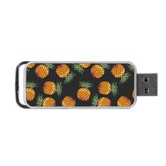 Pineapple Background Pineapple Pattern Portable Usb Flash (two Sides) by pakminggu