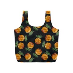 Pineapple Background Pineapple Pattern Full Print Recycle Bag (s) by pakminggu