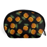 Pineapple Background Pineapple Pattern Accessory Pouch (Large) Front