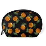 Pineapple Background Pineapple Pattern Accessory Pouch (Large) Back