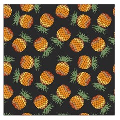 Pineapple Background Pineapple Pattern Square Satin Scarf (36  X 36 ) by pakminggu