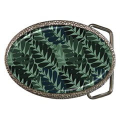 Background Pattern Leaves Texture Design Wallpaper Belt Buckles