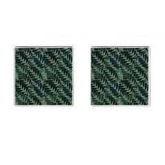 Background Pattern Leaves Texture Design Wallpaper Cufflinks (square) by pakminggu