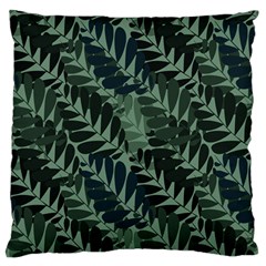 Background Pattern Leaves Texture Design Wallpaper Large Cushion Case (two Sides)