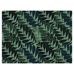 Background Pattern Leaves Texture Design Wallpaper Two Sides Premium Plush Fleece Blanket (extra Small) by pakminggu