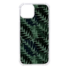 Background Pattern Leaves Texture Design Wallpaper Iphone 14 Tpu Uv Print Case